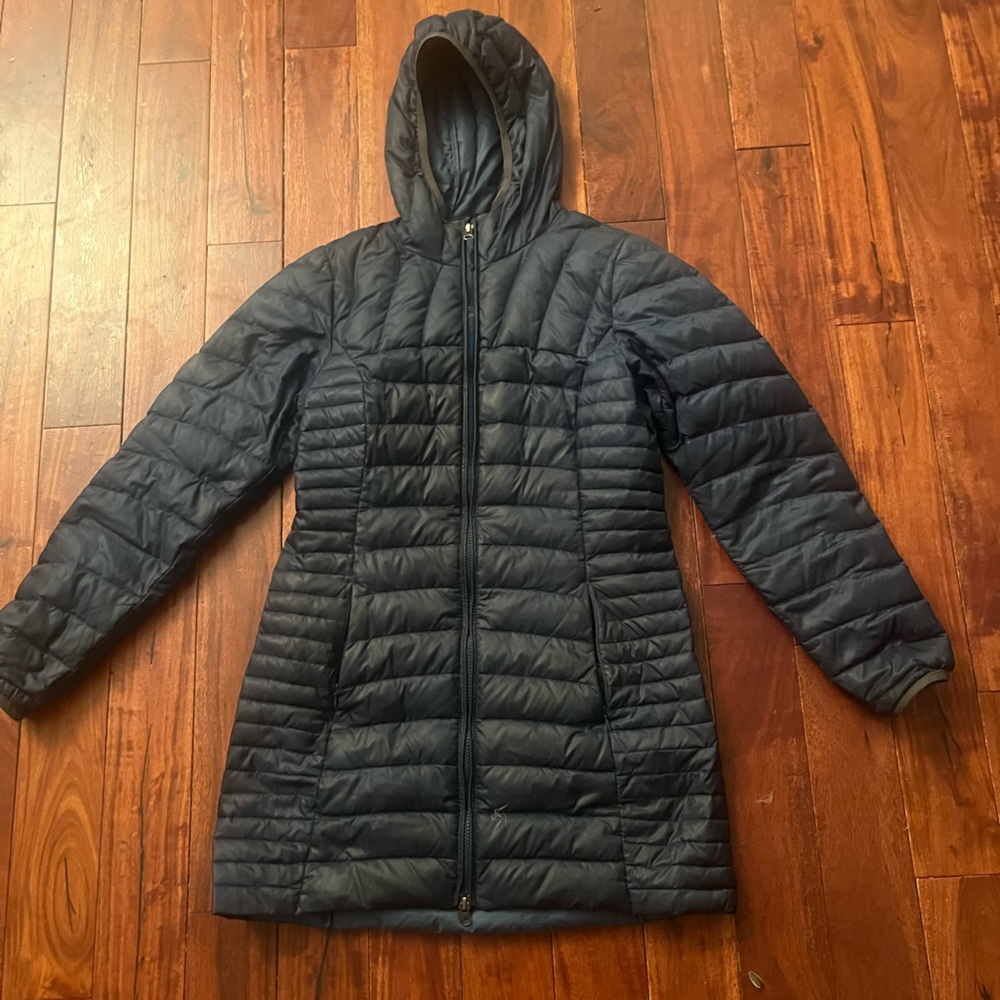 Eddie Bauer Women's Dark Blue Puffer Coat